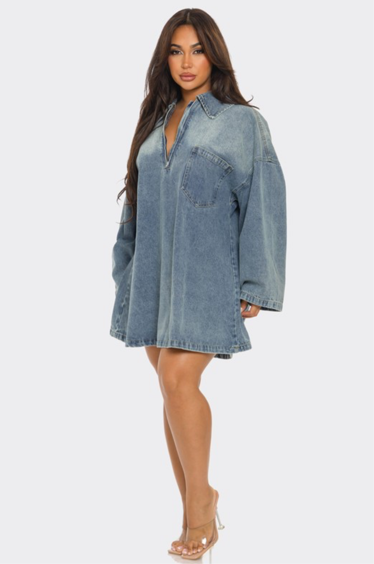 "Just Klass" Denim Dress
