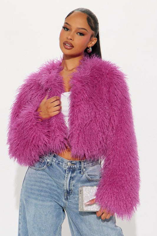 Her Faux Fur Jacket